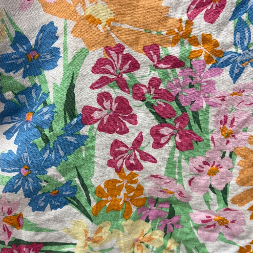 NWT Old Navy Tropical Floral Woven Sleeveless A-Line Cami Mini Dress Pink Large - Picture 5 of 10